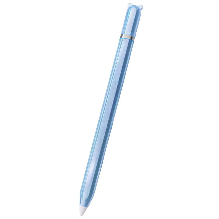 For Apple Pencil 2 / Pro Big Bear Transparent TPU Silicone Stylus Pen Protective Case