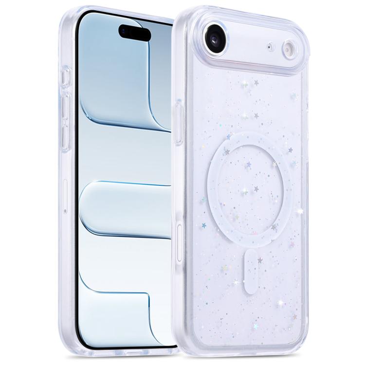 For iPhone Air Precise Hole Shockproof Gradient Epoxy Magnetic Phone Case