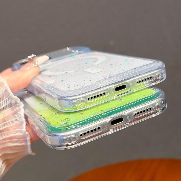 For iPhone Air Precise Hole Shockproof Gradient Epoxy Magnetic Phone Case