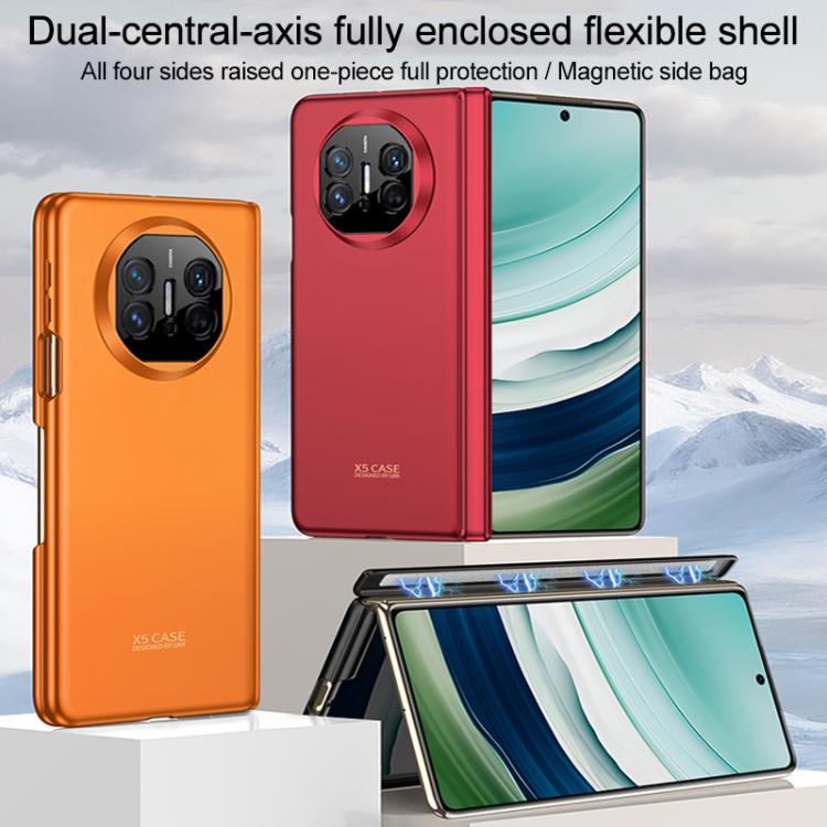 For Huawei Mate X5 / X3 GKK Dual Center Full Coverage Magnetic Hinge Soft Phone Case