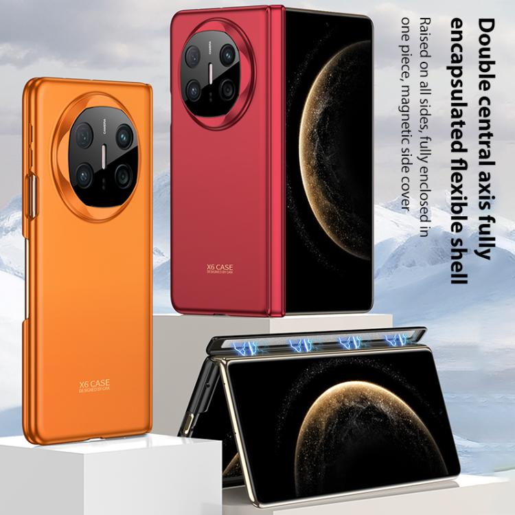 For Huawei Mate X6 GKK Dual Center Full Coverage Magnetic Hinge Soft Phone Case