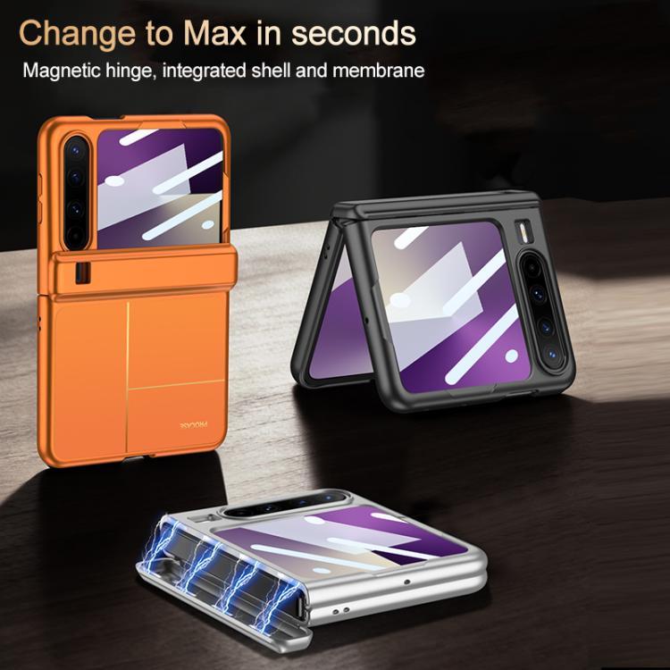 For Huawei Pura X GKK Change to Max Frosted Hinge Full Coverage Magnetic Phone Case