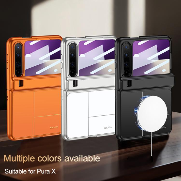 For Huawei Pura X GKK Change to Max Frosted Hinge Full Coverage Magnetic Phone Case