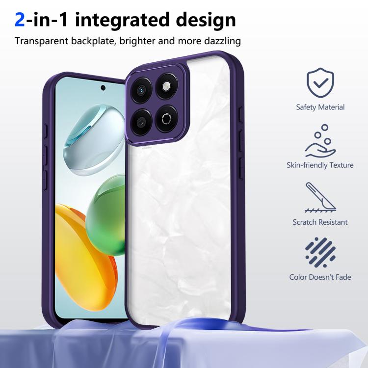 For Honor 200 Smart / X7c Matte PC Skin-feel Shockproof Phone Case