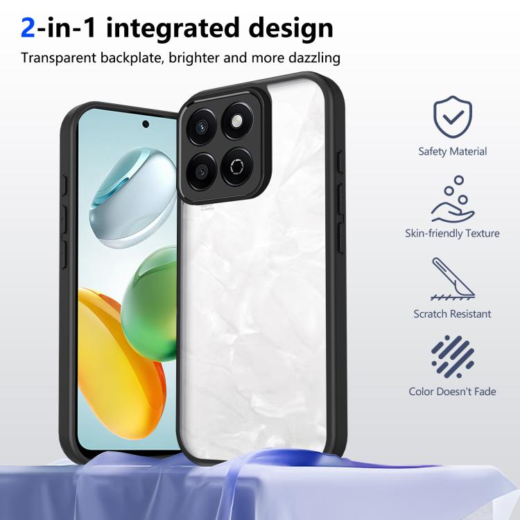For Honor 200 Smart / X7c Matte PC Skin-feel Shockproof Phone Case