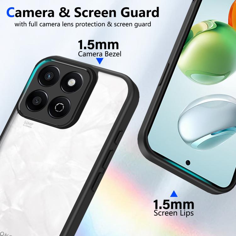 For Honor 200 Smart / X7c Matte PC Skin-feel Shockproof Phone Case