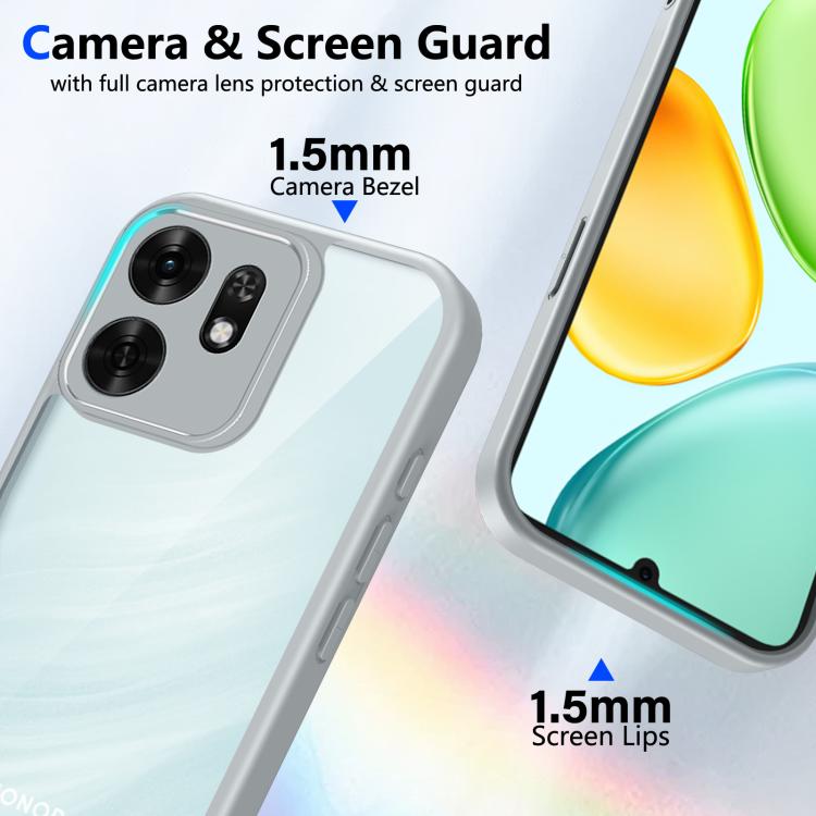 For Honor X6d 5G Matte PC Skin-feel Shockproof Phone Case
