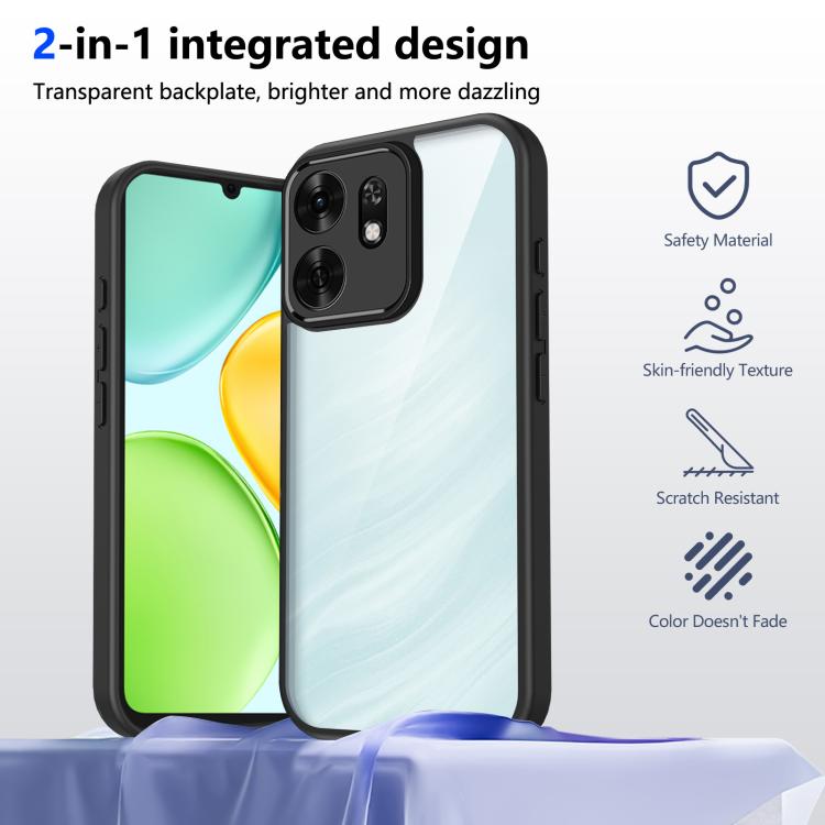 For Honor X6d 5G Matte PC Skin-feel Shockproof Phone Case