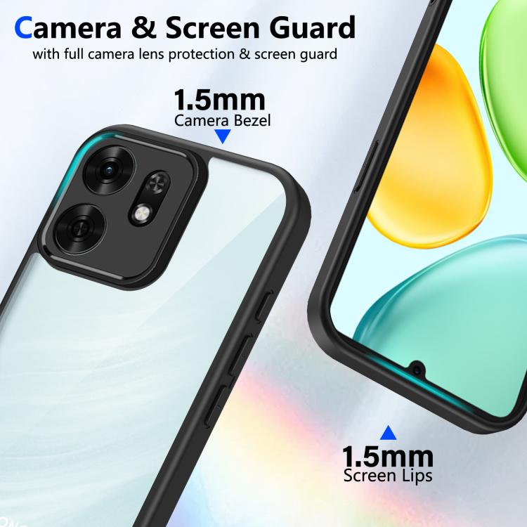 For Honor X6d 5G Matte PC Skin-feel Shockproof Phone Case