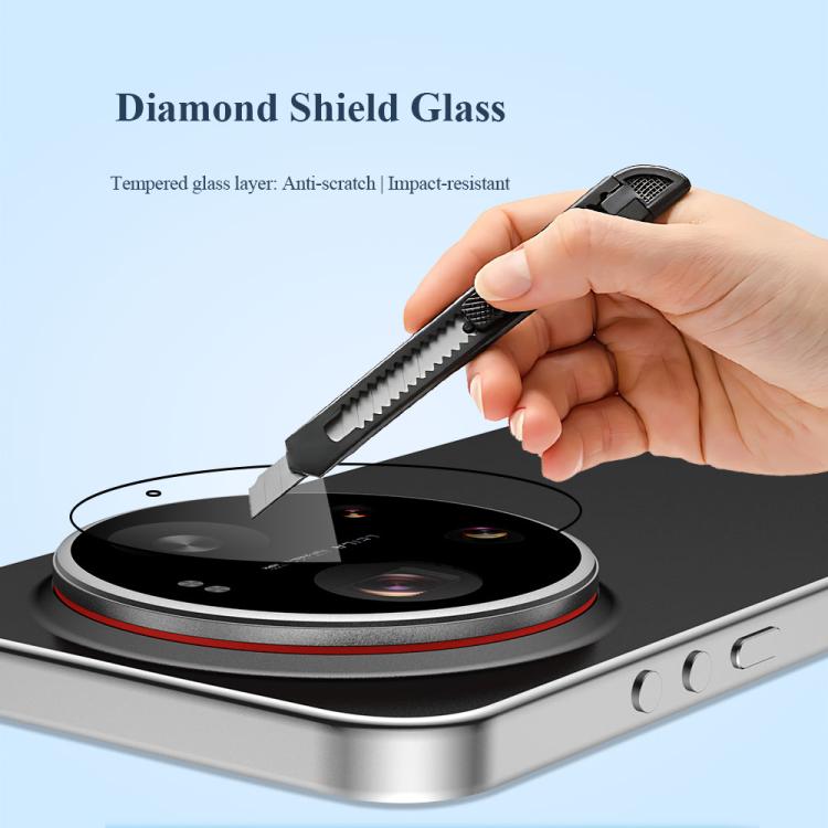 For  Xiaomi 17 Ultra 2pcs/Set LeReach TF Series Snap Version HD Wear-Resistant Camera Lens Glass Film