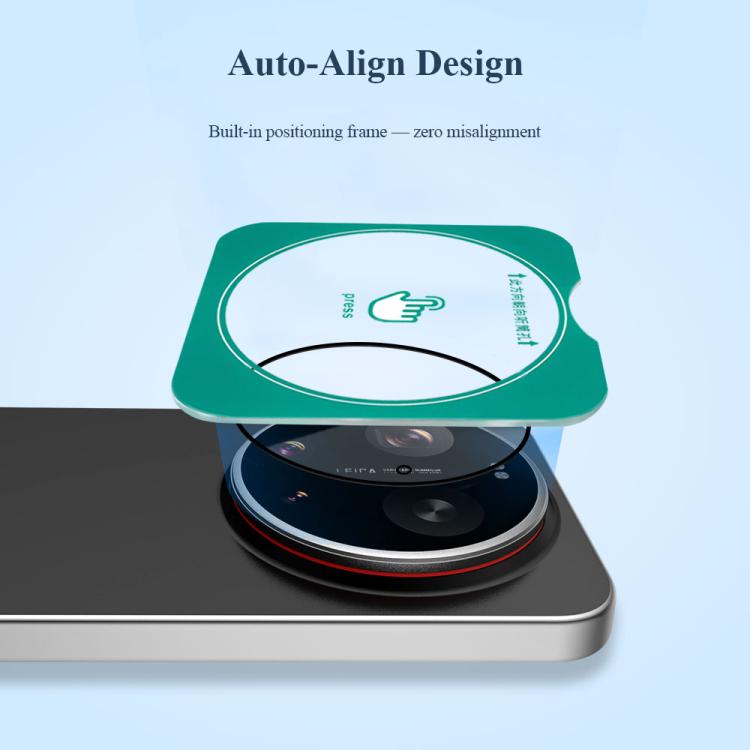 For  Xiaomi 17 Ultra 2pcs/Set LeReach TF Series Snap Version HD Wear-Resistant Camera Lens Glass Film
