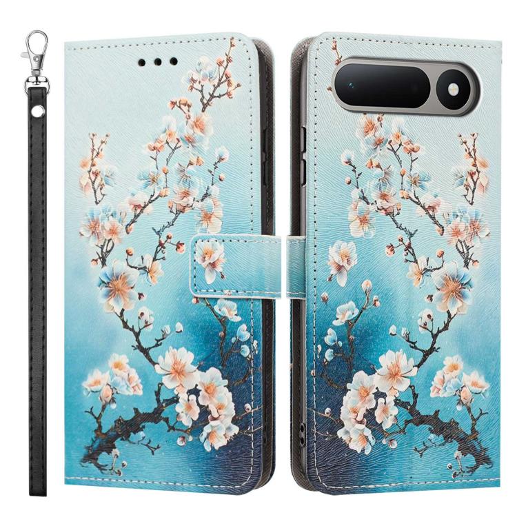 For Tecno Spark 50 5G Painted Pattern Vegan Leather Phone Case with Strap
