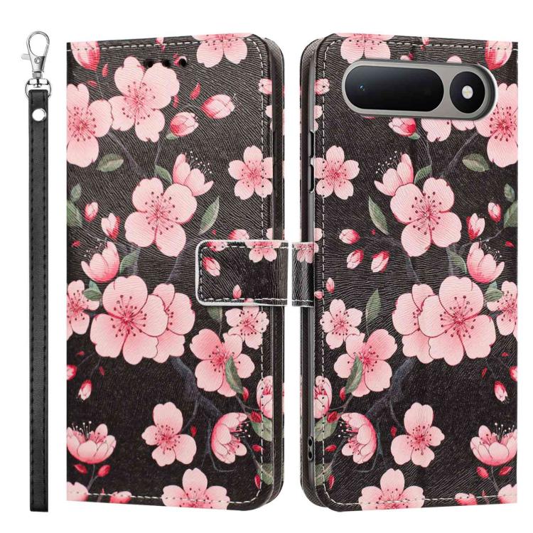 For Tecno Spark 50 5G Painted Pattern Vegan Leather Phone Case with Strap