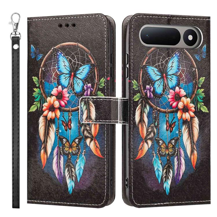 For Tecno Spark 50 5G Painted Pattern Vegan Leather Phone Case with Strap