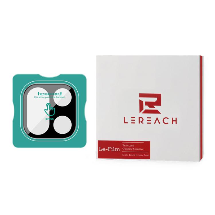 For  OnePlus 15 2pcs/Set LeReach TF Series Snap Version HD Wear-Resistant Camera Lens Glass Film - Black