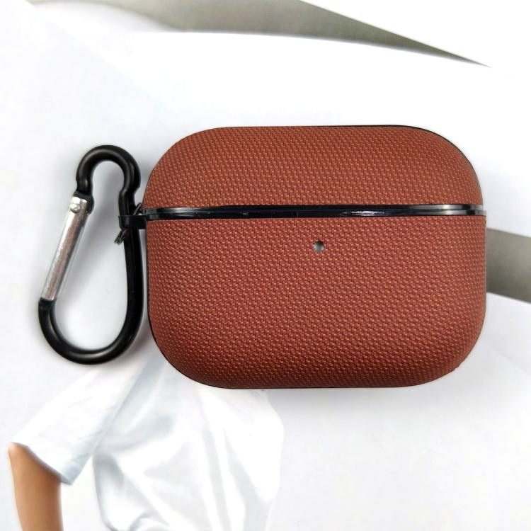 For AirPods Pro 3 Technical Fabric Double Strand Leather Earphone Protective Case