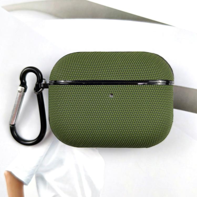 For AirPods Pro 3 Technical Fabric Double Strand Leather Earphone Protective Case