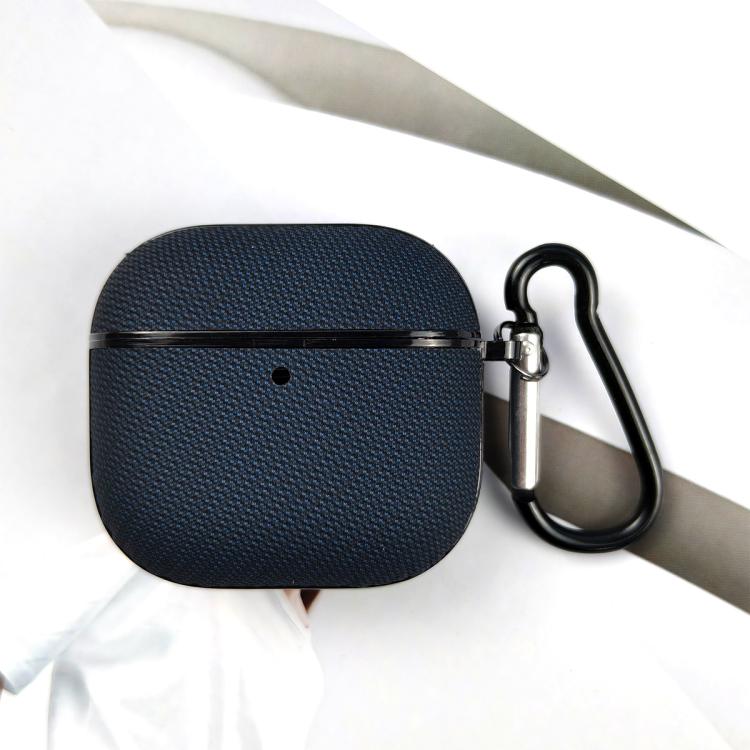 For AirPods 4 Technical Fabric Double Strand Leather Earphone Protective Case