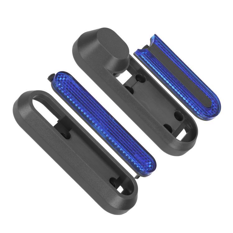 For Xiaomi Mijia M365 Pro / Pro 2 / 1S 4 in 1 Electric Scooter Wheel Decorative Side Cover Plastic Block Reflective Strip with Screws