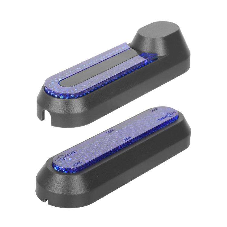 For Xiaomi Mijia M365 Pro / Pro 2 / 1S 4 in 1 Electric Scooter Wheel Decorative Side Cover Plastic Block Reflective Strip with Screws