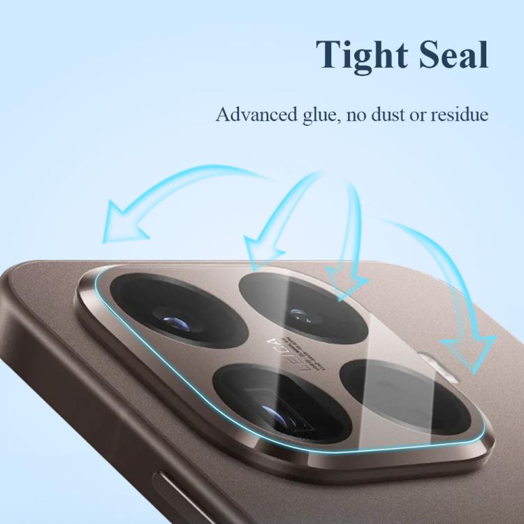 For  Xiaomi 15T 5G 2pcs/Set LeReach TF Series AirGlass Version HD Wear-Resistant Camera Lens Glass Film
