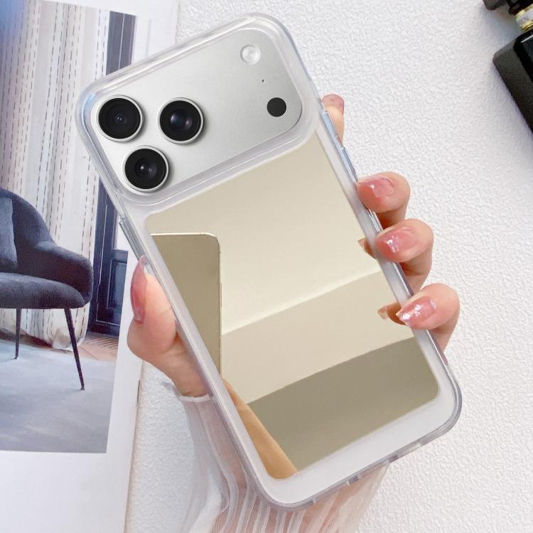 For iPhone 17 Pro Max Mirror TPU Phone Case
