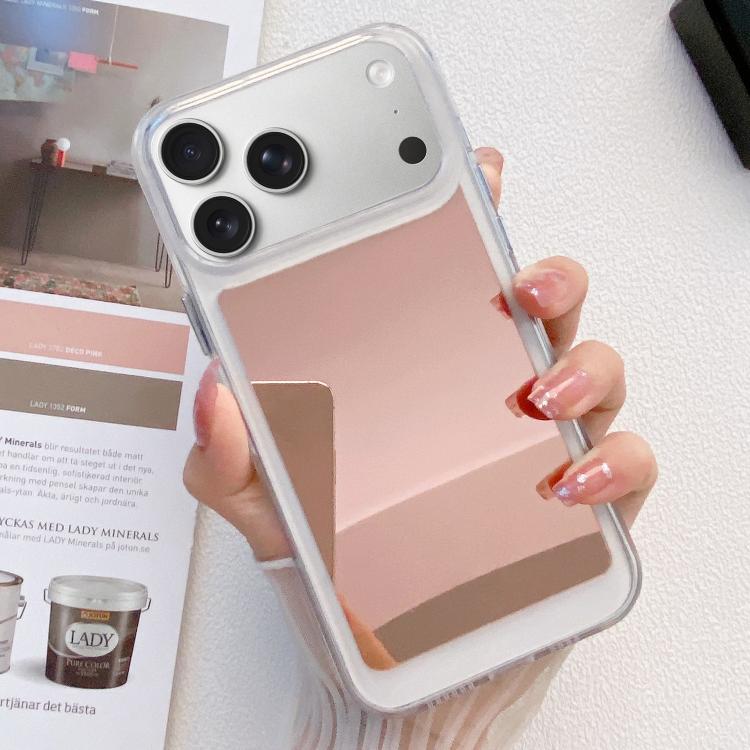 For iPhone 17 Pro Max Mirror TPU Phone Case