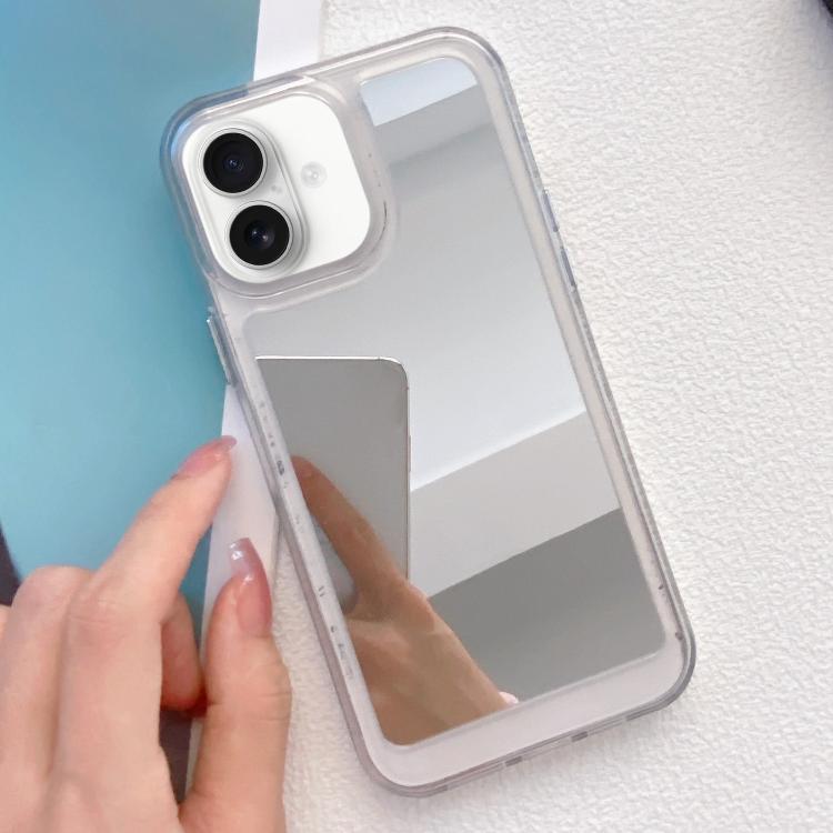 For iPhone 16 Plus Mirror TPU Phone Case
