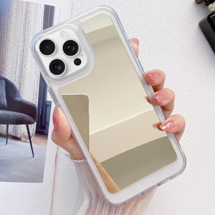 For iPhone 15 Pro Mirror TPU Phone Case