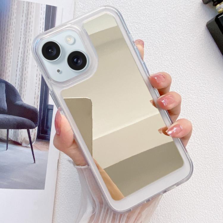For iPhone 15 Mirror TPU Phone Case