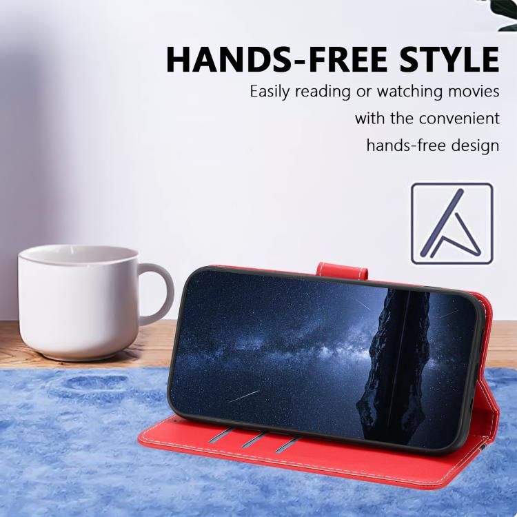 For iPhone 11 Color Block Card Slots Vegan Leather Phone Case