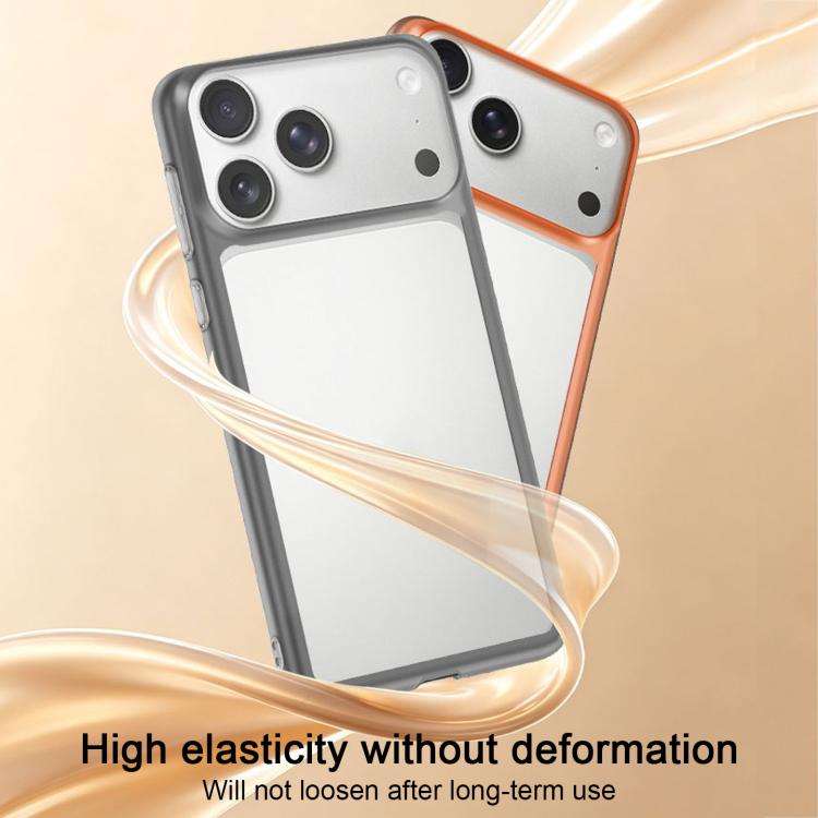 For iPhone 17 Pro Frosted Slim Heat Dissipation Frame Shockproof PC Phone Case