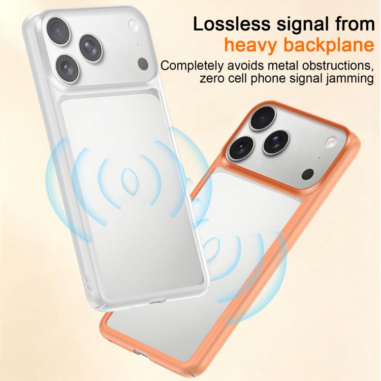 For iPhone 17 Pro Frosted Slim Heat Dissipation Frame Shockproof PC Phone Case