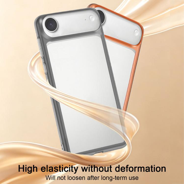 For iPhone Air Frosted Slim Heat Dissipation Frame Shockproof PC Phone Case