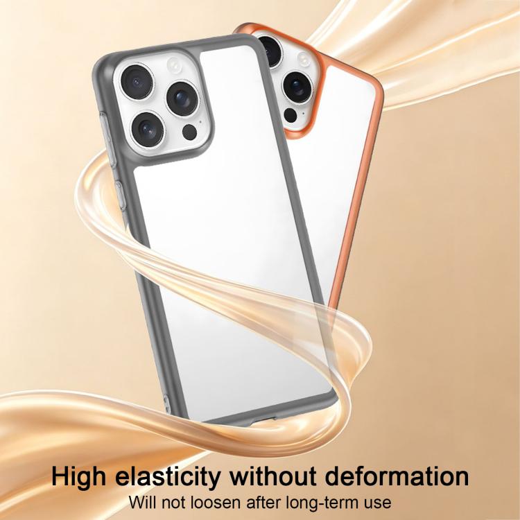 For iPhone 15 Pro Frosted Slim Heat Dissipation Frame Shockproof PC Phone Case