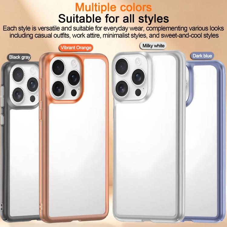 For iPhone 13 Pro Frosted Slim Heat Dissipation Frame Shockproof PC Phone Case