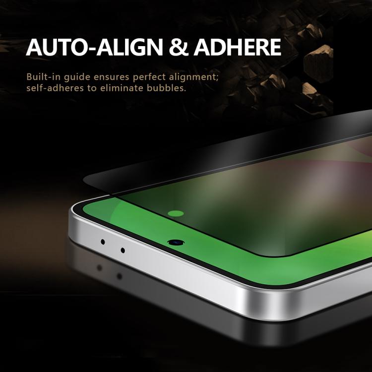 For Galaxy A36 5G LeReach CF Series Full Screen Version HD Privacy Phone Tempered Film - Black