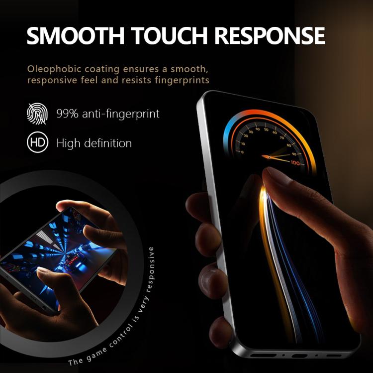 For Galaxy A35 5G LeReach CF Series Full Screen Version HD Privacy Phone Tempered Film - Black