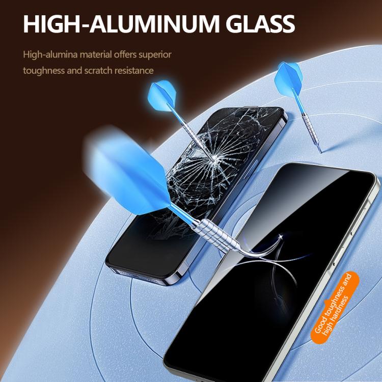 For Galaxy A57 5G LeReach CF Series Full Screen Version HD Privacy Phone Tempered Film - Black