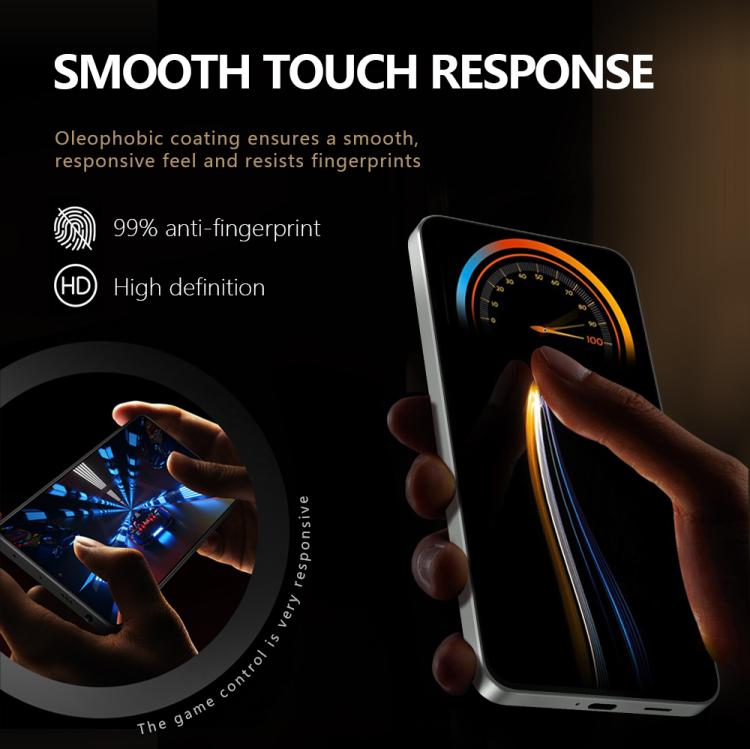 For Galaxy A57 5G LeReach CF Series Full Screen Version HD Privacy Phone Tempered Film - Black