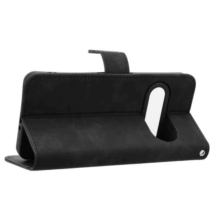 For Natural AI Phone 5G Skin Feel Magnetic Flip Leather Phone Case
