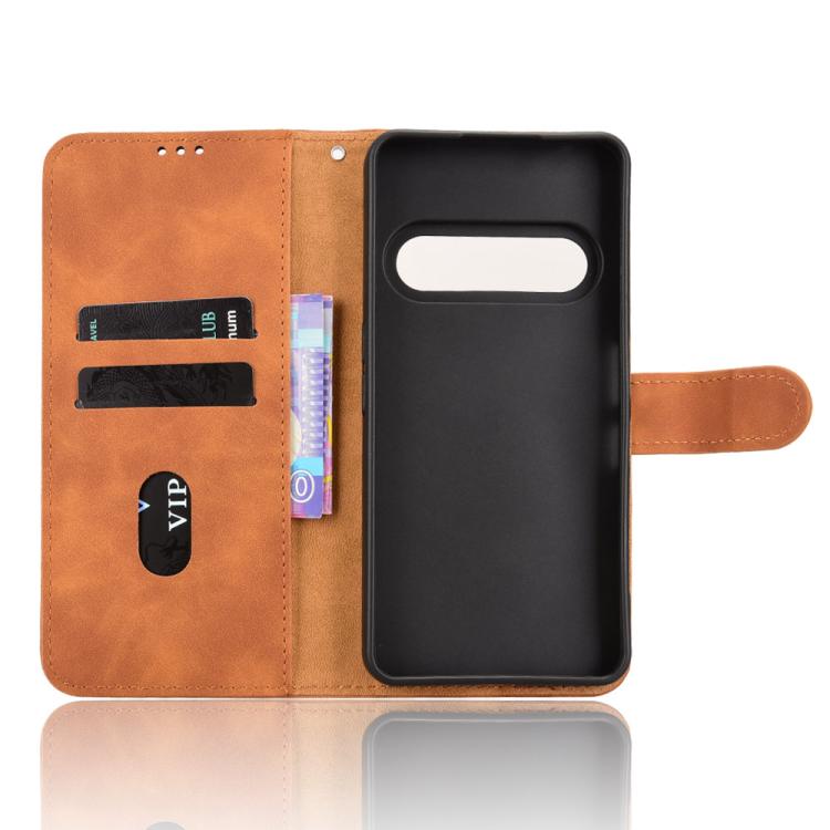 For Natural AI Phone 5G Skin Feel Magnetic Flip Leather Phone Case
