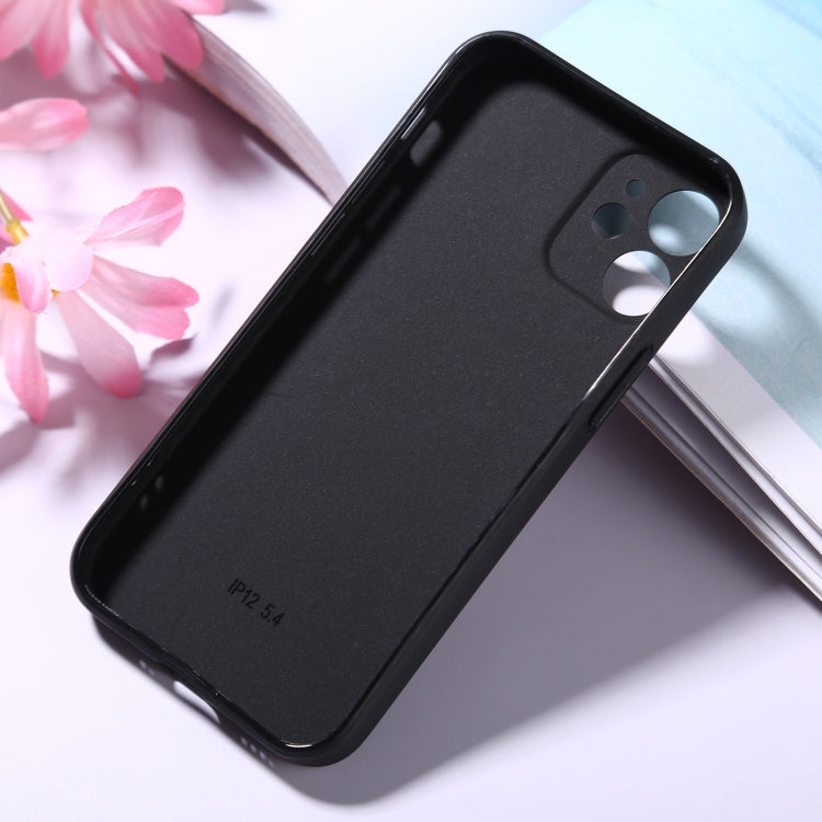 For iPhone 12 mini Magic Cube Frosted Silicone Shockproof Full Coverage Protective Case