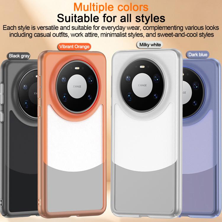 For Huawei Mate 80 Pro Max Frosted Slim Heat Dissipation Frame Shockproof PC Phone Case