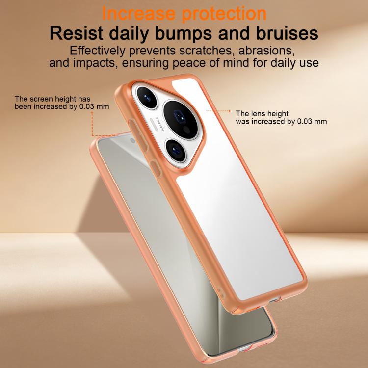 For Huawei Pura 80 Ultra 5G Frosted Slim Heat Dissipation Frame Shockproof PC Phone Case