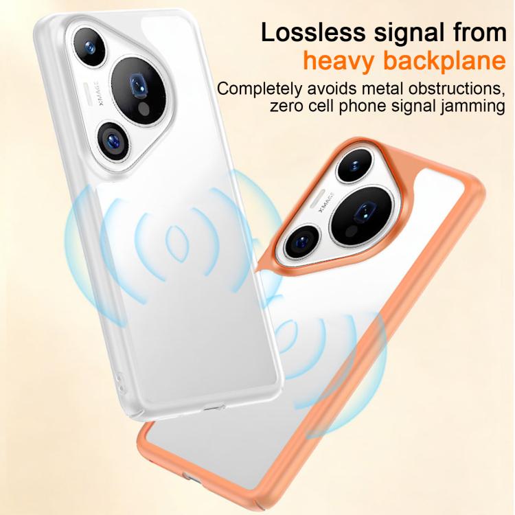 For Huawei Pura 80 Ultra 5G Frosted Slim Heat Dissipation Frame Shockproof PC Phone Case