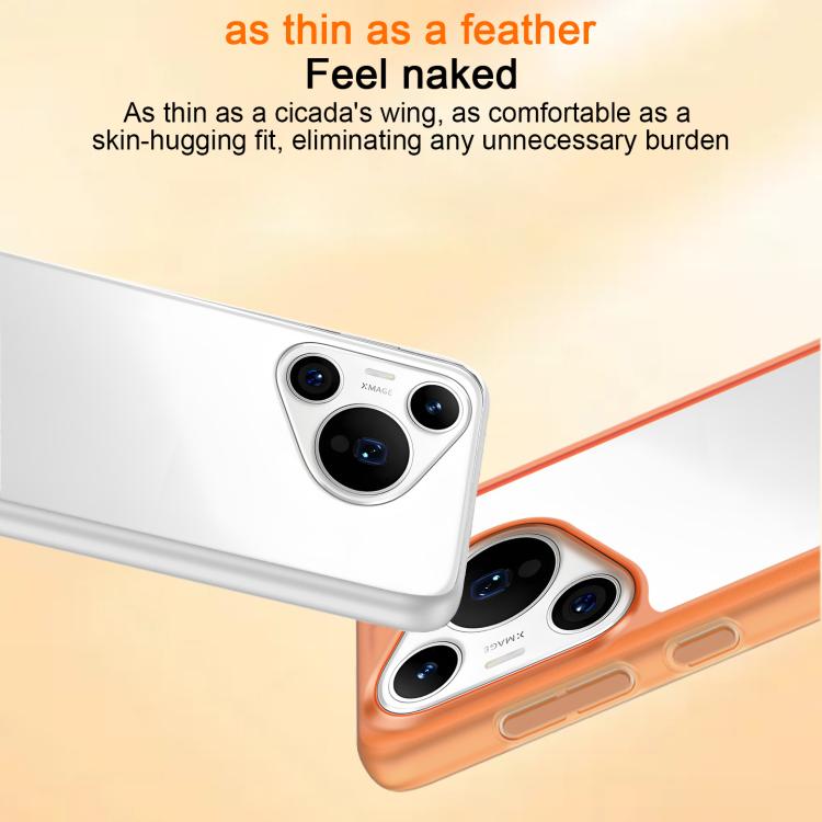 For Huawei Pura 80 Pro 5G Frosted Slim Heat Dissipation Frame Shockproof PC Phone Case