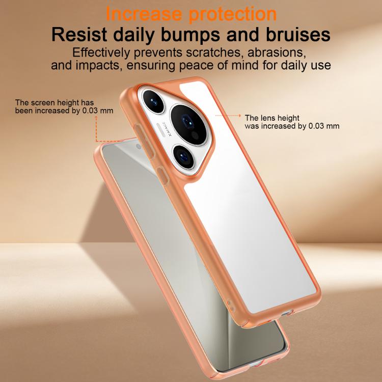 For Huawei Pura 80 Pro 5G Frosted Slim Heat Dissipation Frame Shockproof PC Phone Case