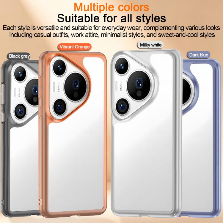For Huawei Pura 90 Pro 5G Frosted Slim Heat Dissipation Frame Shockproof PC Phone Case
