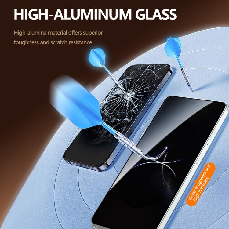 For Galaxy S26 Ultra 5G 2pcs/Set LeReach CF Series Full Screen Version HD Privacy Phone Tempered Film - Black